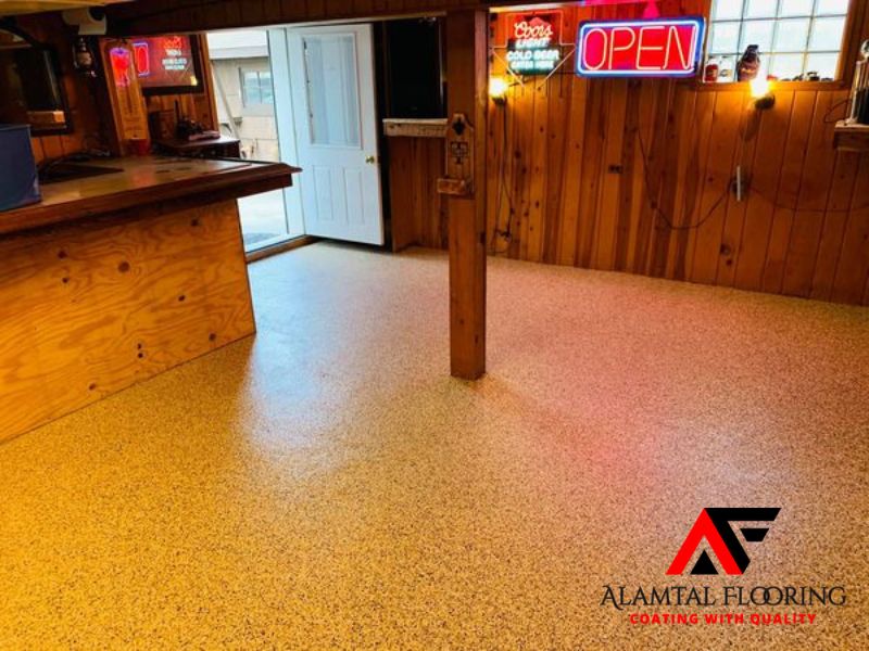 Get Your Man Cave Floor Gameday Ready Alamtal Flooring
