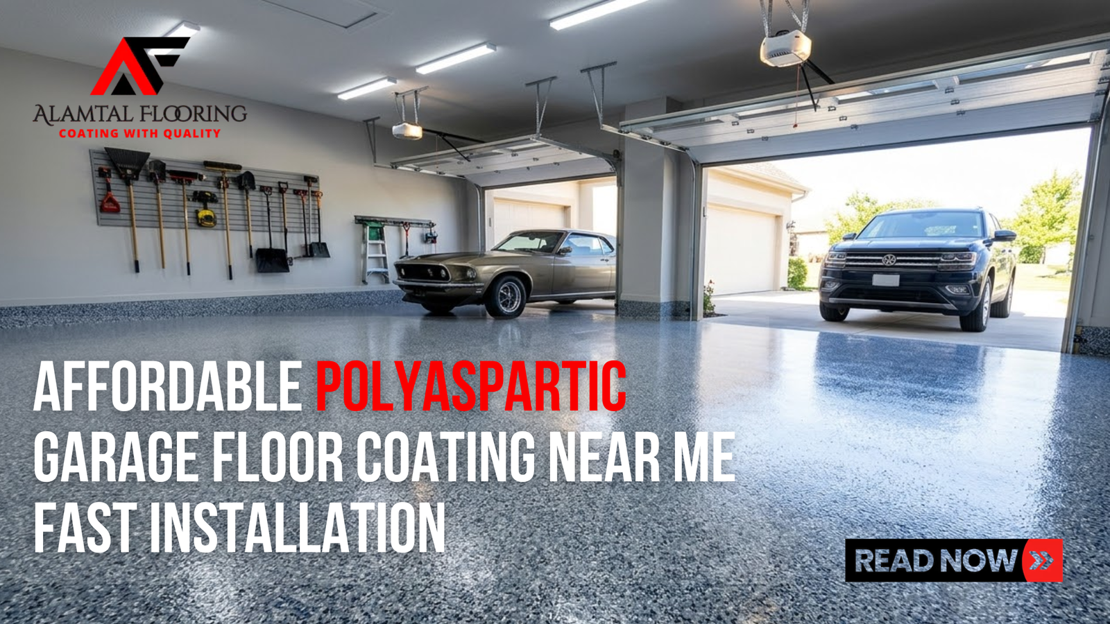 Affordable Polyaspartic Garage Floor Coating Near Me | Fast Installation