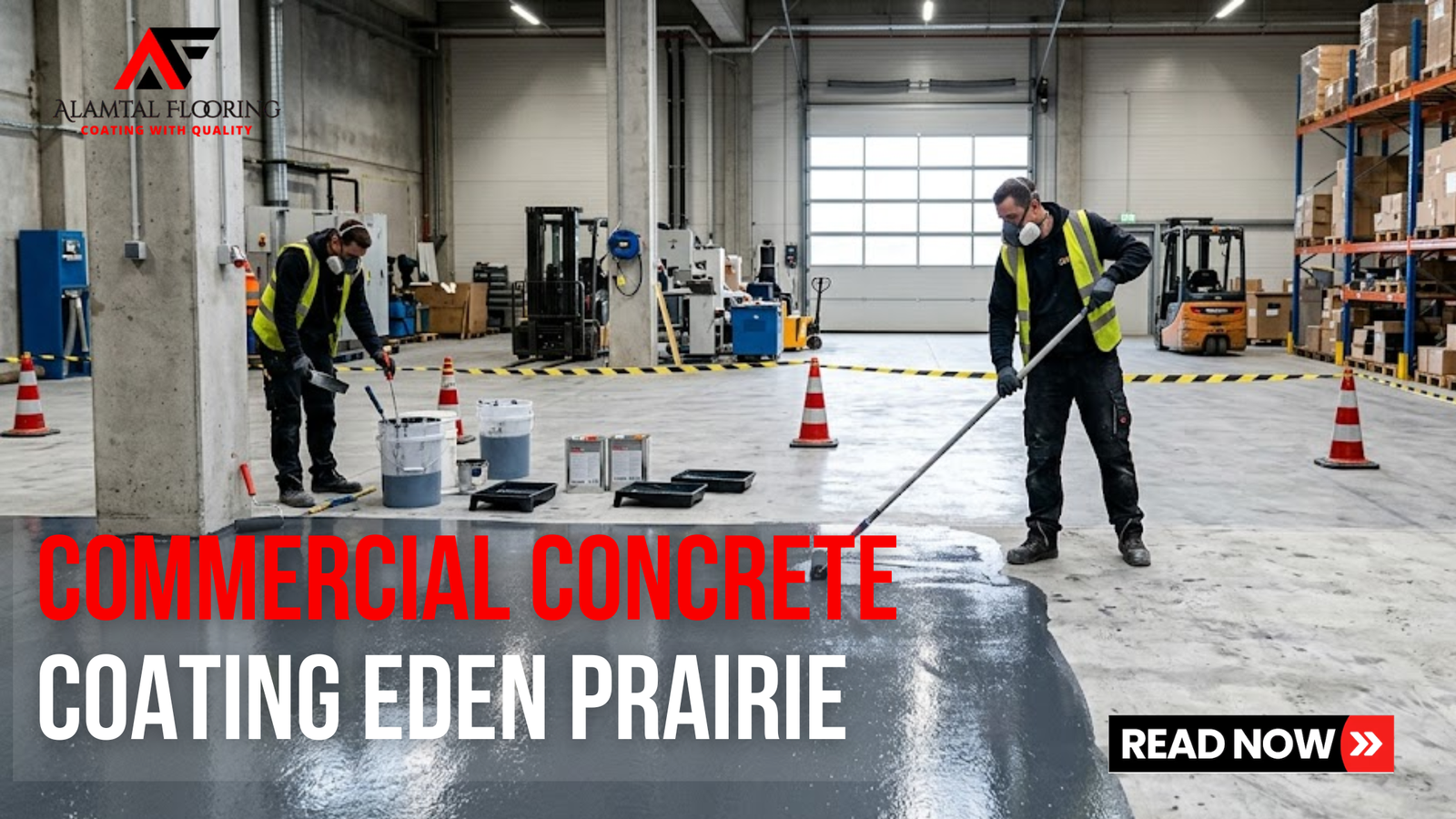 Commercial Concrete Coating in Eden Prairie