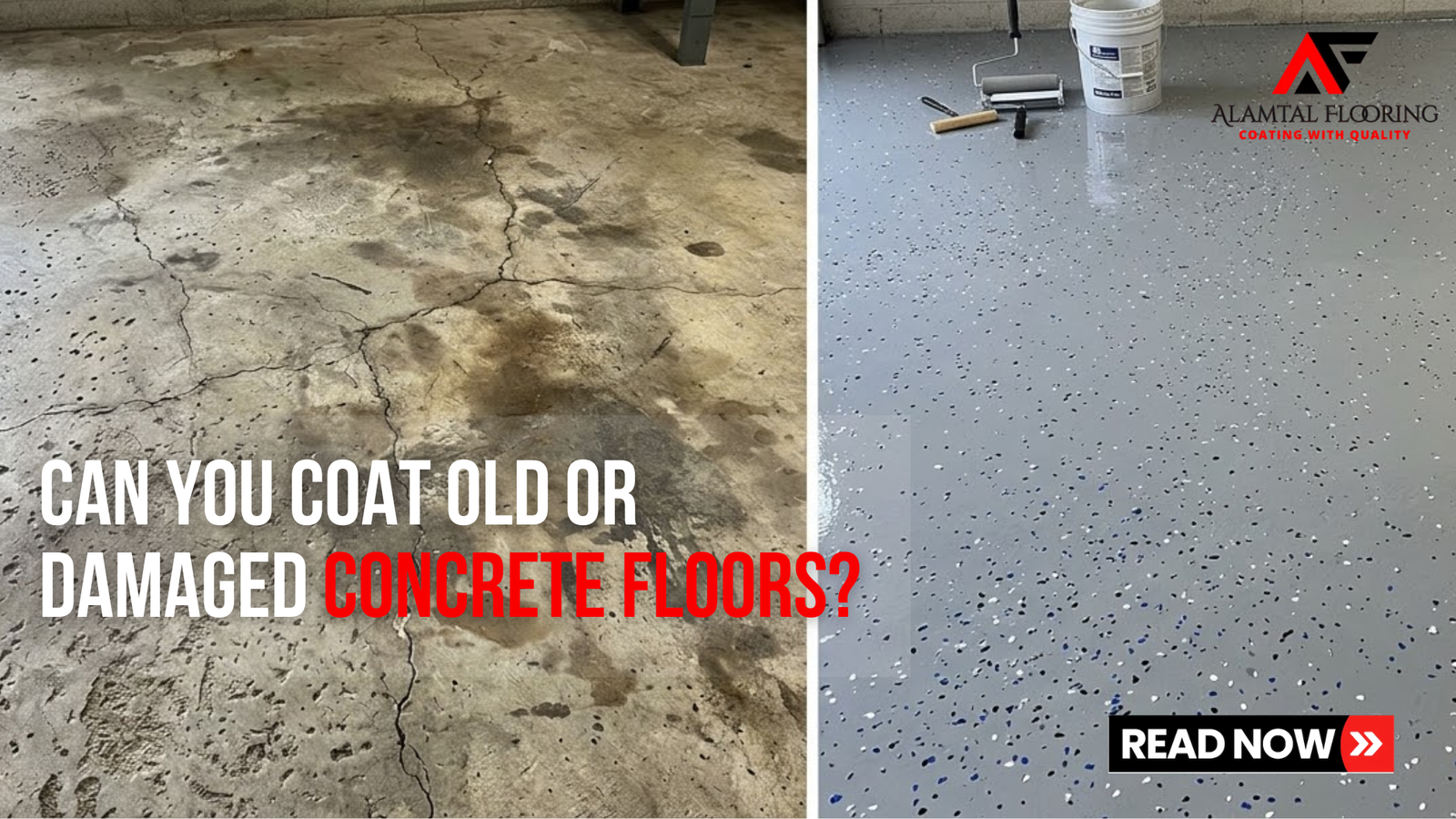 Can You Coat Old or Damaged Concrete Floors?