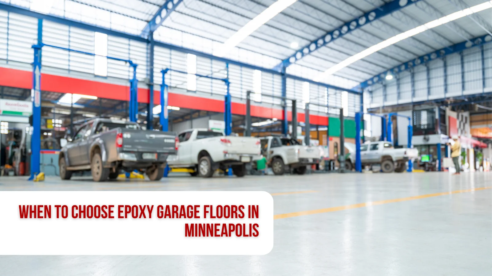 When to Choose Epoxy Garage Floors in Minneapolis