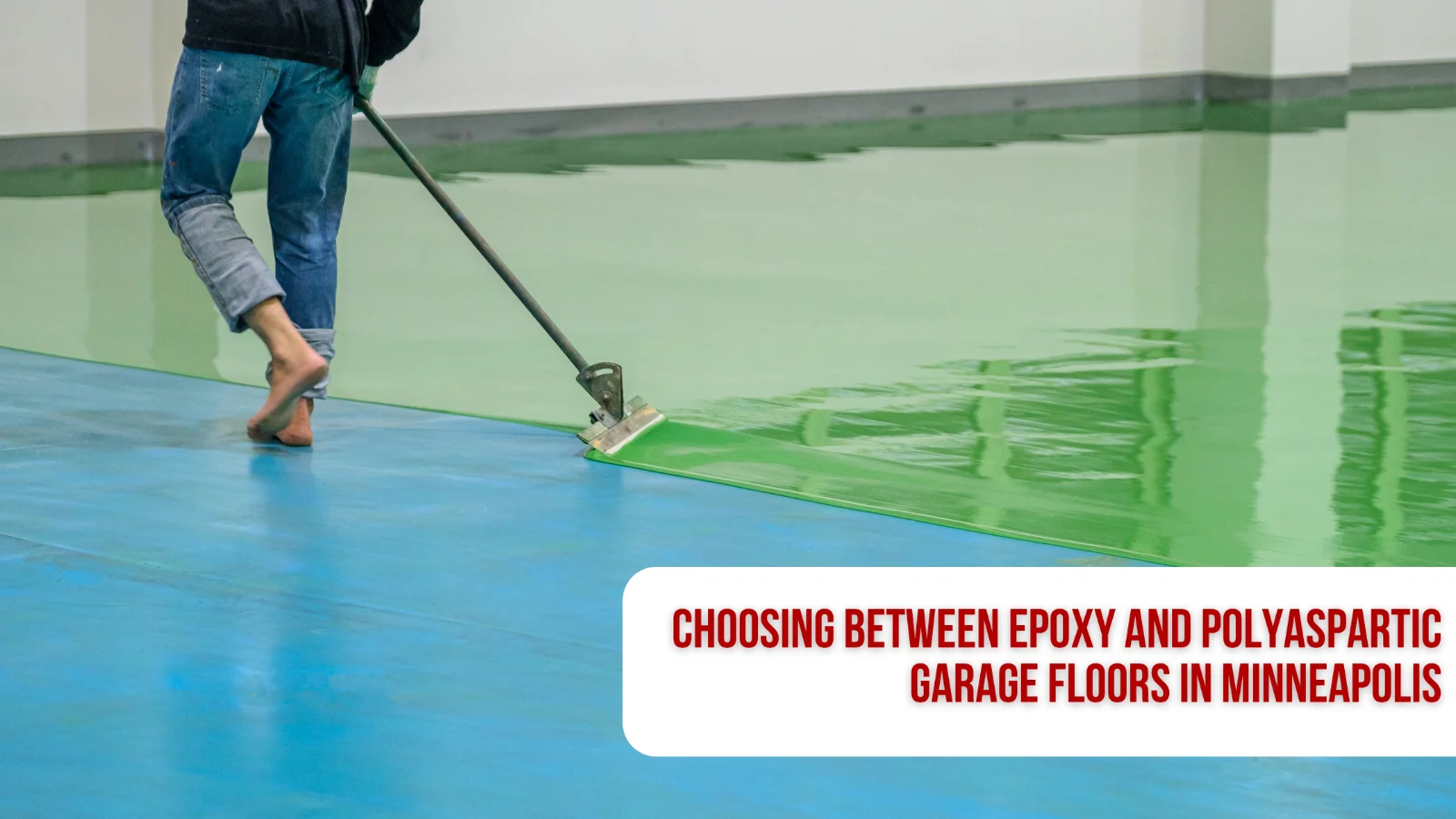 Choosing Between Epoxy and Polyaspartic Garage Floors in Minneapolis