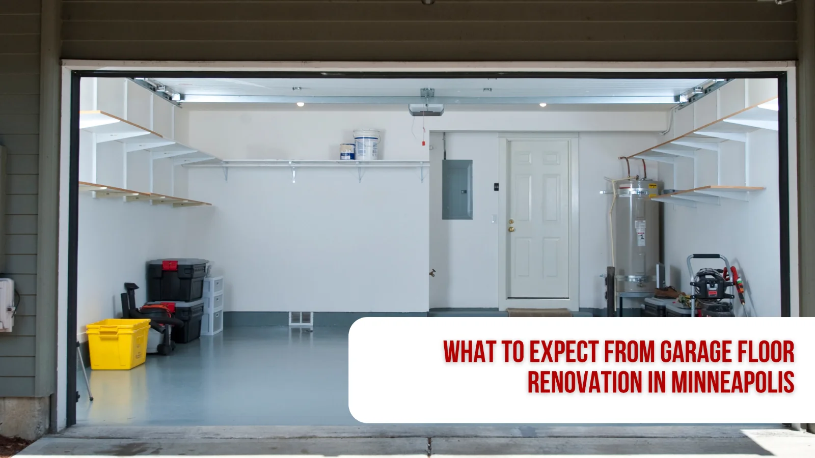 What to Expect From Garage Floor Renovation in Minneapolis