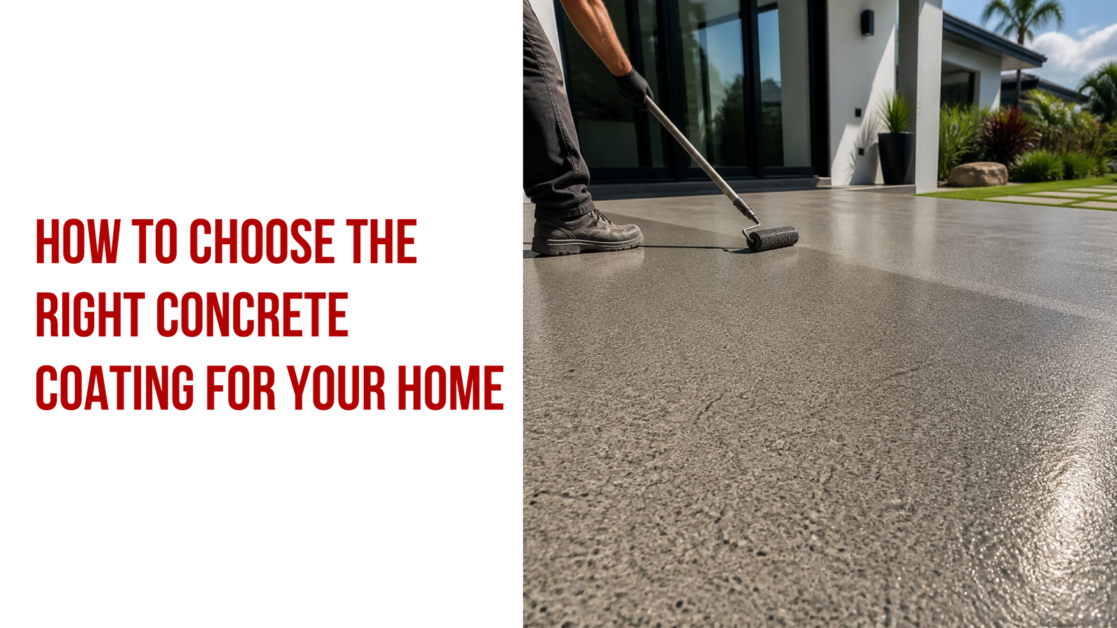 How to Choose the Right Concrete Coating for Your Home