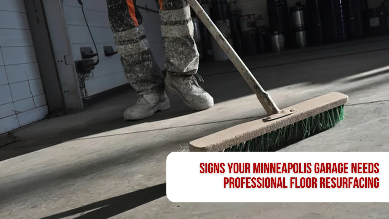 Signs your Minneapolis Garage Needs Professional Floor Resurfacing
